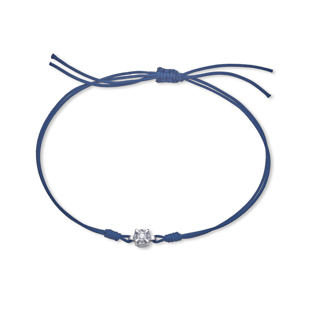 Mikiko br 18k ct.0.06 kulatá velikost 1 bílé/modré zlato MB5056O4DI1BL