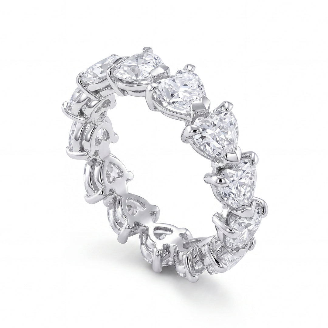 X-Diamond věčná 18kt laboratoř g.d. srdce ct.5,55 XXDAETL449O4CUBI555-14