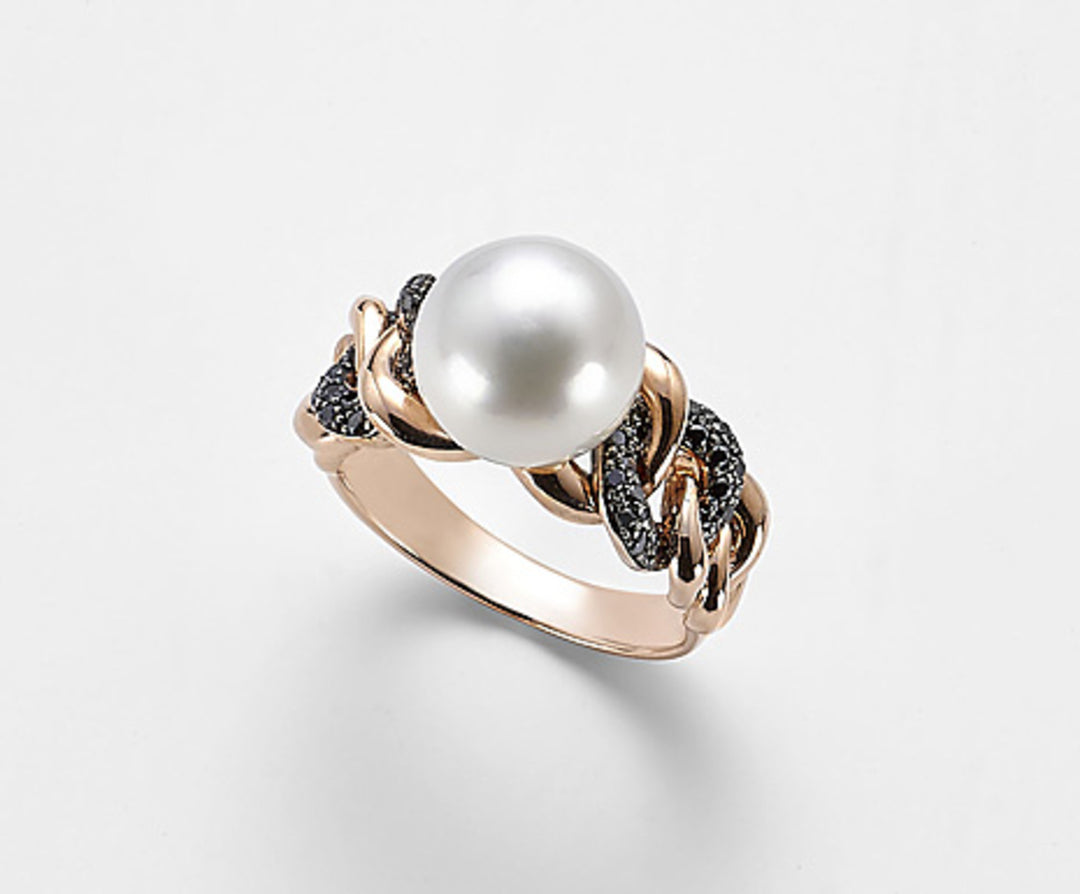 Mikiko και 18k sspw 11/12 διαστ. μαύρο 0,25 ct MA0780O3SABI100-NE