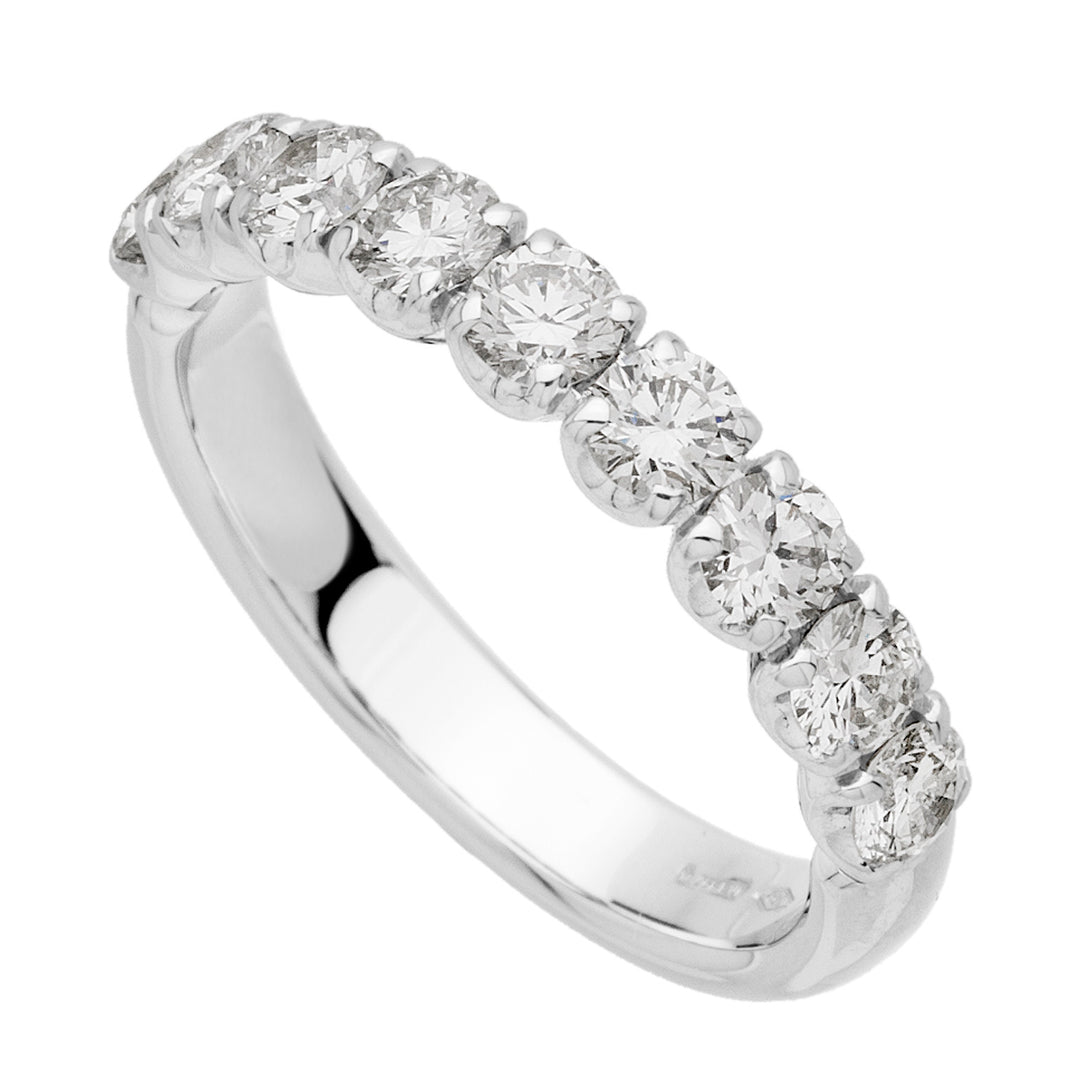 Δαχτυλίδι Golay linear riviera 9 stones AFP1226-19205110066