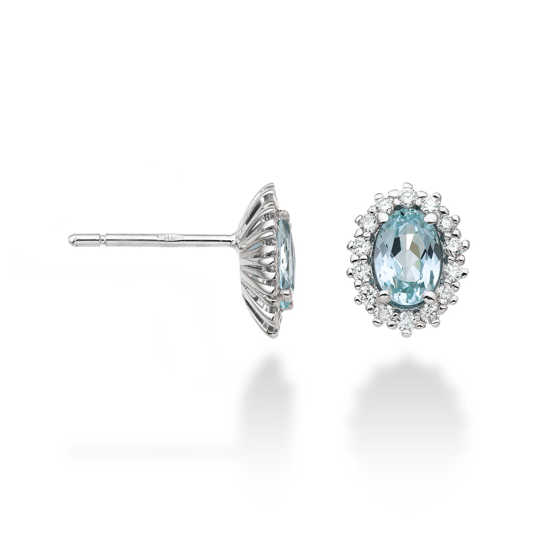 Nihama veya 18k oval paraiba turmalin 6x4 ct.1,40 çap. 0,26 ct NO5068O4PAR