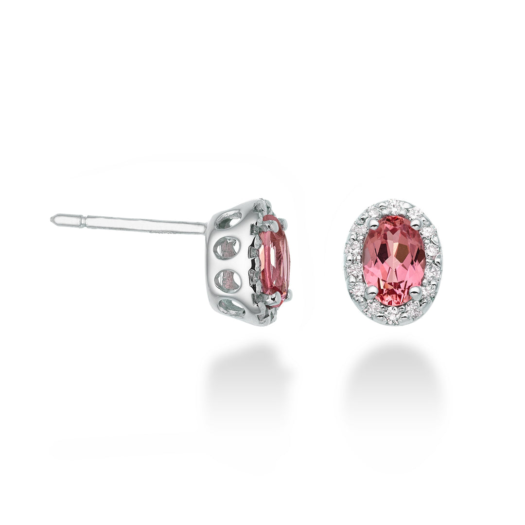 Mikiko ou saphir rose ovale 18 carats 6x4 ct.1,20 dia ct.0,18 MO5038O4ZFRP