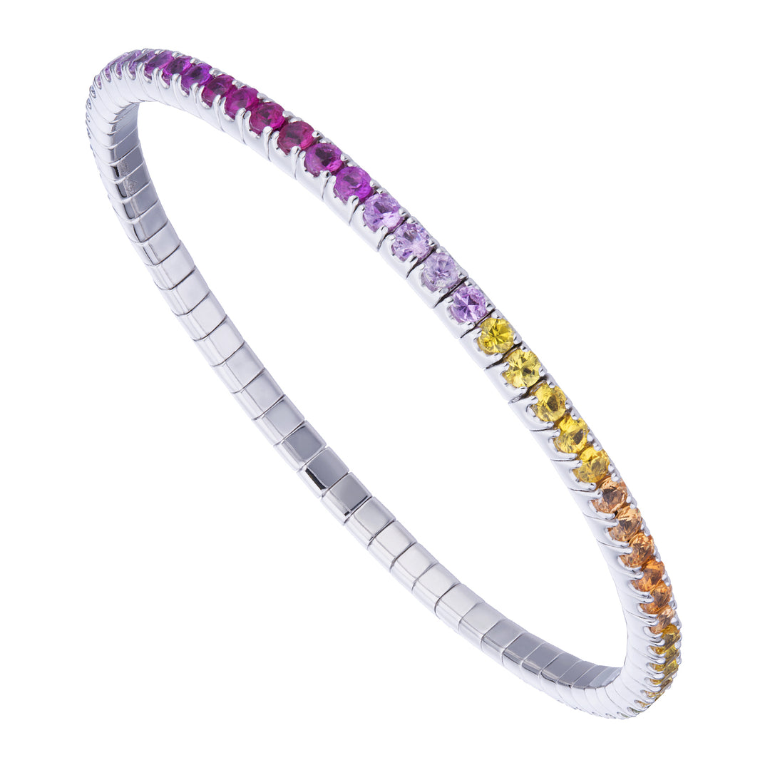 Golay elastisk tennisarmbånd 67 støbt zaff flerfarvet BTE005SMC5