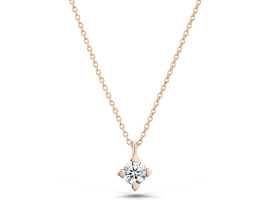 Nihama cl 18kt lab g.d. 0,30 ct rosa gull NXD00CL006O3BI030