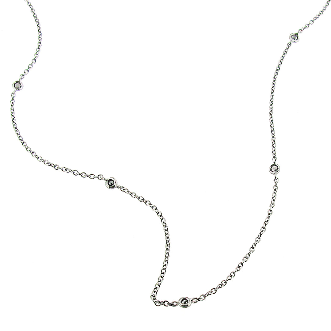 Golay girocollo tiffany con 9 castoncini lunghezza 42 cm GNETIF-13343110007