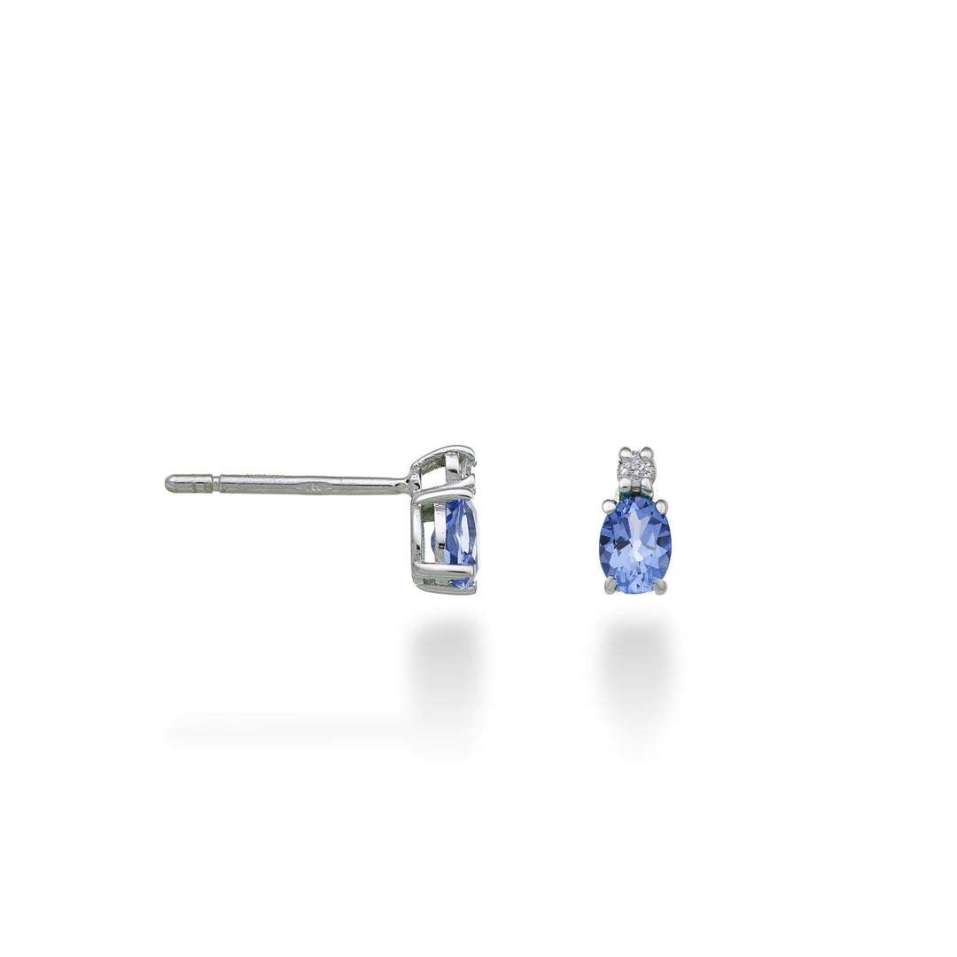 Nihama or 9k tanzanite n. oval 4x3 ct.0.28 diam. ct.0,02 NO5162R4TZN