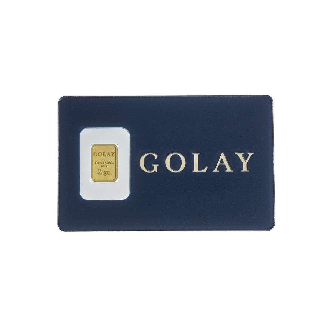 골레이 블리스 터 블리스 터 18k 금괴 2g, 플렉시 글라스 골레이 BLTGOLD2G_GO