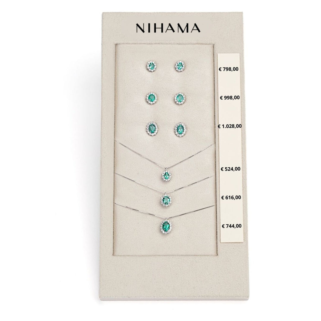 Nihama pachet cl 5125/5126/5086 + sau 5103/5014/5068 9kt oval 4x3/5x4/6x4 smarald tr. N.LIGHTBOX.19-T9K