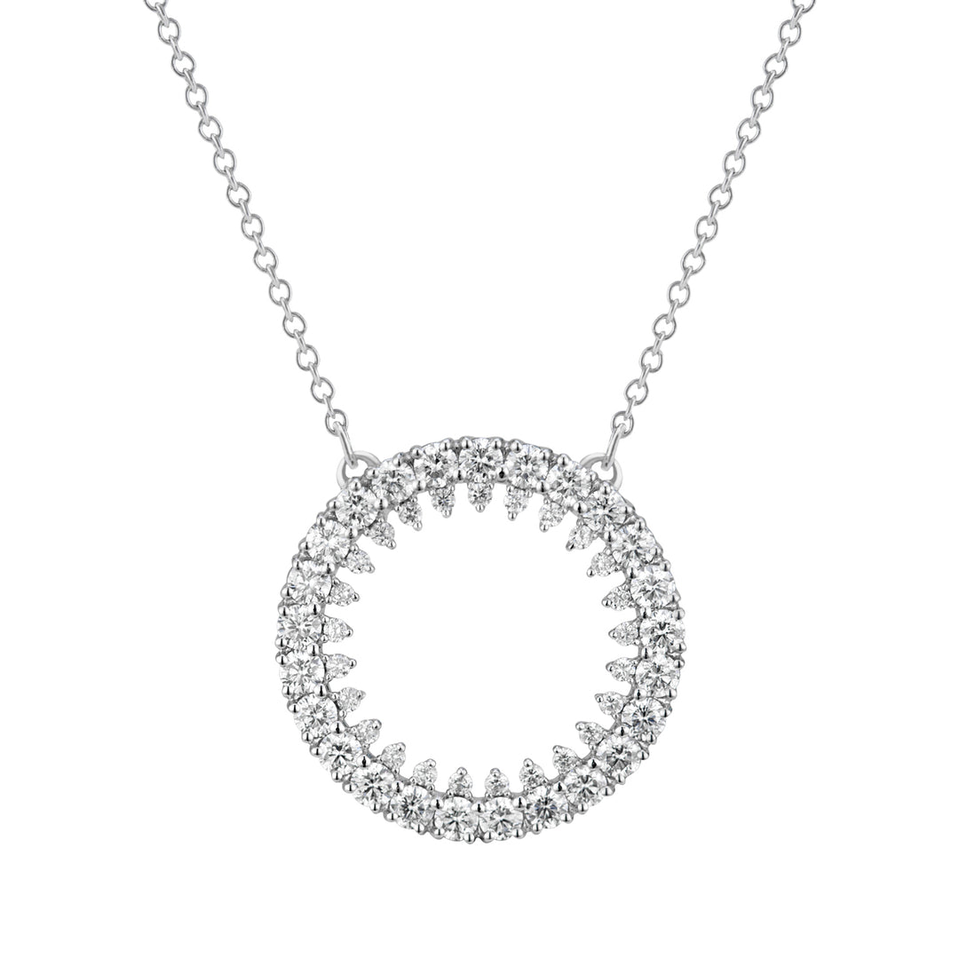 Naszyjnik Golay z diamentowym kółkiem PDG014DI-21348110071