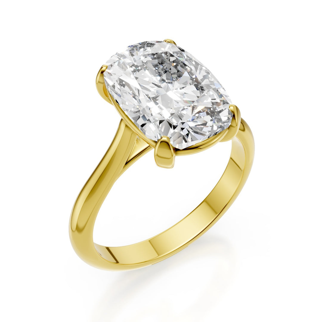 X-Diamond en 18kt lab g.d. 4,02 ct pute i gult gull LXDAPU092O1CSBI402