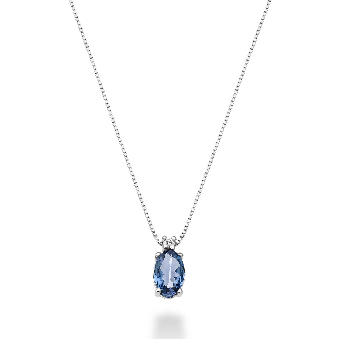 Mikiko cl 9k tansaniitti n. soikea 6x4 ct.0,38 halk. ct.0,01 MD5034R4TZN