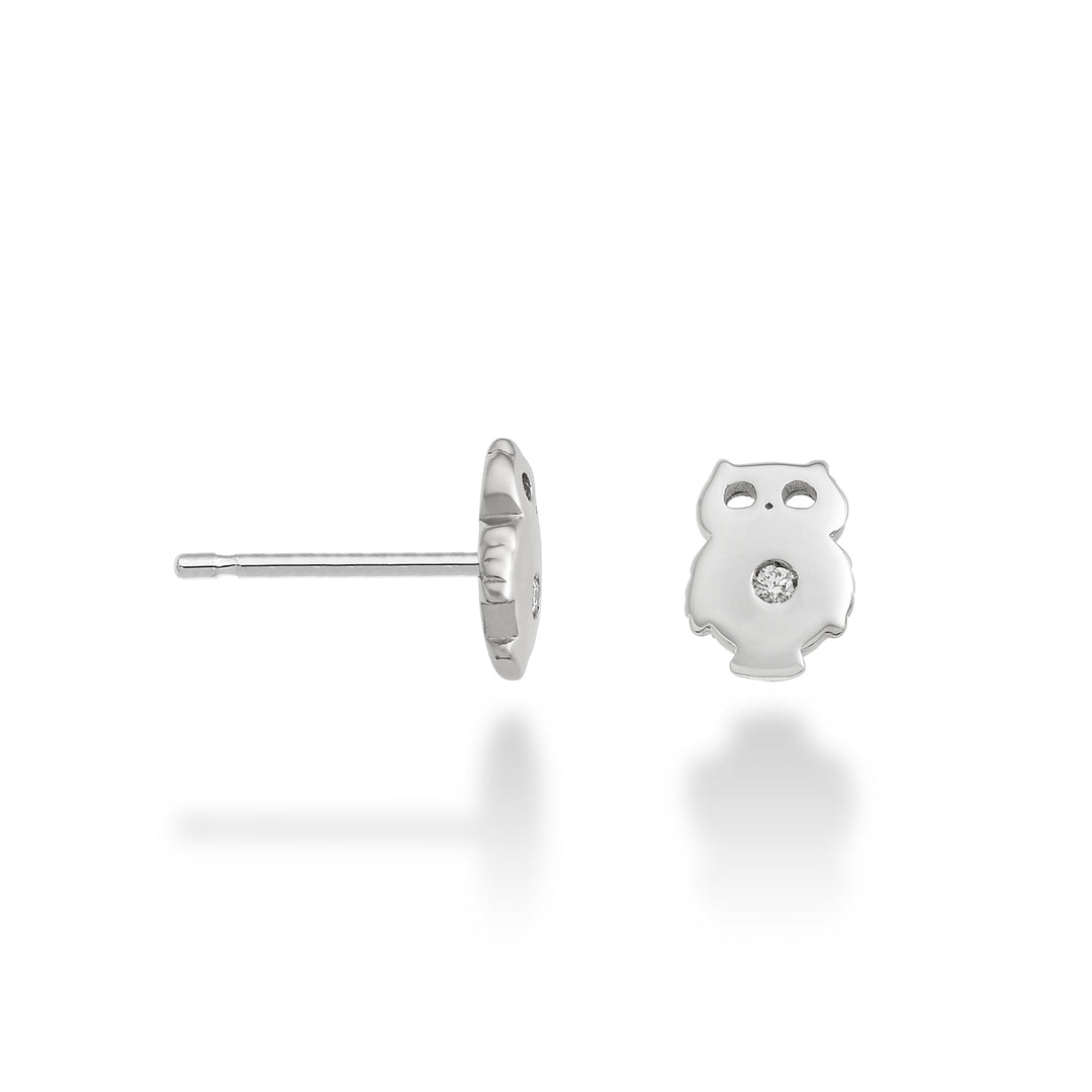 Nihama ou hibou 18 carats 0,02 ct or blanc NO5112O4BR002
