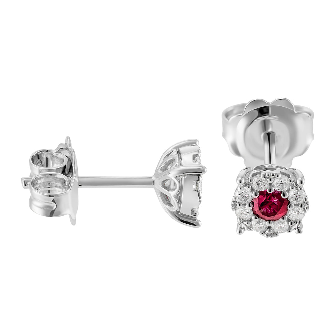 Mikiko ή 18k ρουμπίνι n. 0,23 ct διάμ. 0,20 ct MOGICE01DIRUO4