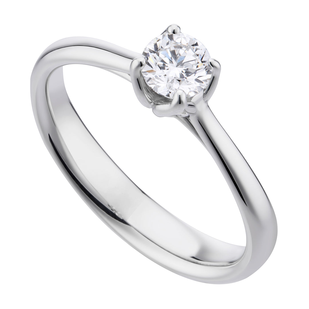 World Diamond Group anello solitario fm 4 griffe, ct. 0,40-0,49 ASLFM010DI5-19011110072