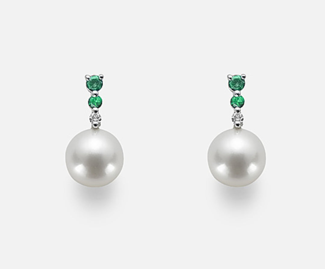 Mikiko 또는 18k fw 7/7.5 dia ct.0.03 에메랄드 ct.0.09 MO1544O4FABI070