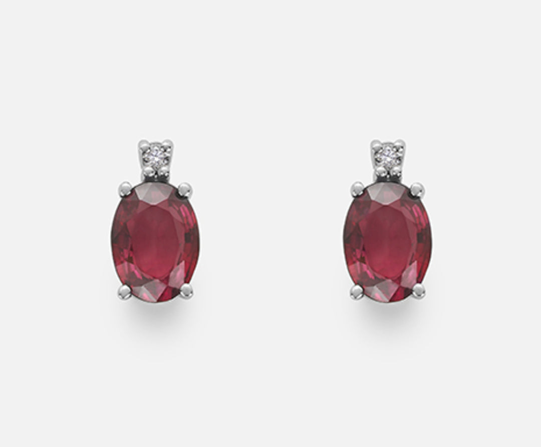 Mikiko eller 9k rubin n. oval 7x5 ct.1,60 diam. 0,03 ct MO5024R4RBN160