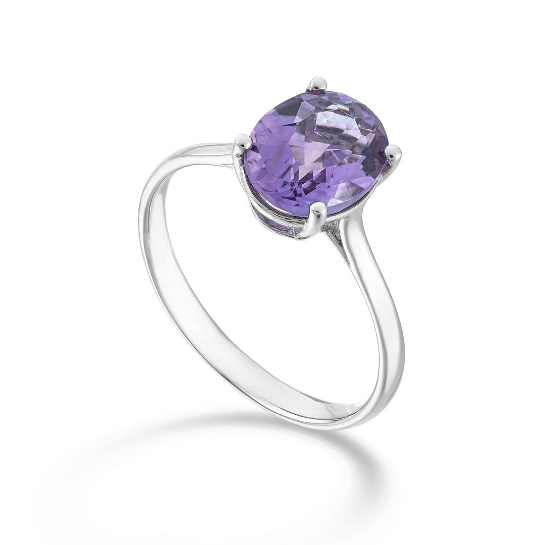 Mikiko en 18k oval ametyst 9x7 ct.1,66 MA5173O4AMET