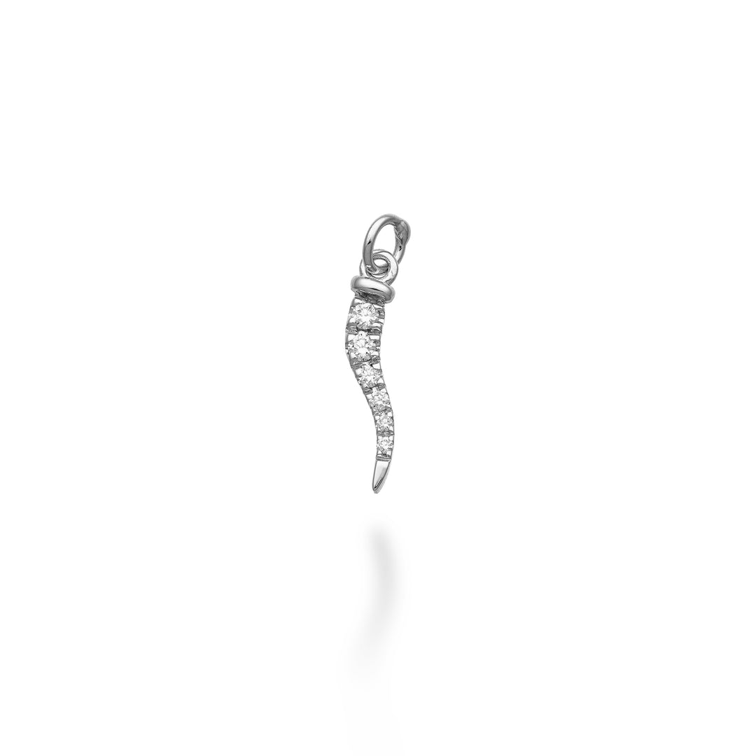 World Diamond Group litet croissanthänge 18k ct.0,06 g vs vitguld GPEN219DIO4