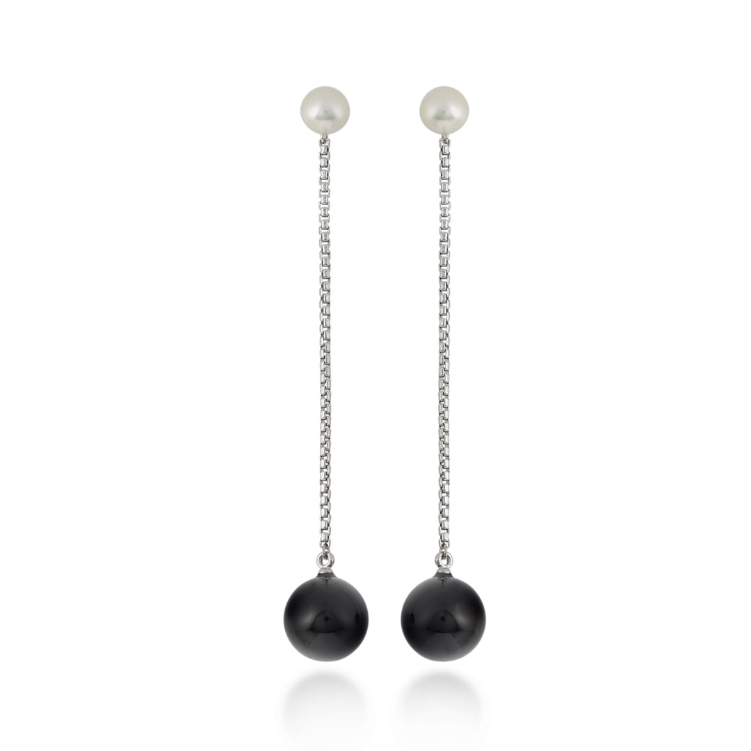 Nihama ή ag925 fw bot 7,5/8 black onyx agglomerate 10mm NO7635A4ONICE