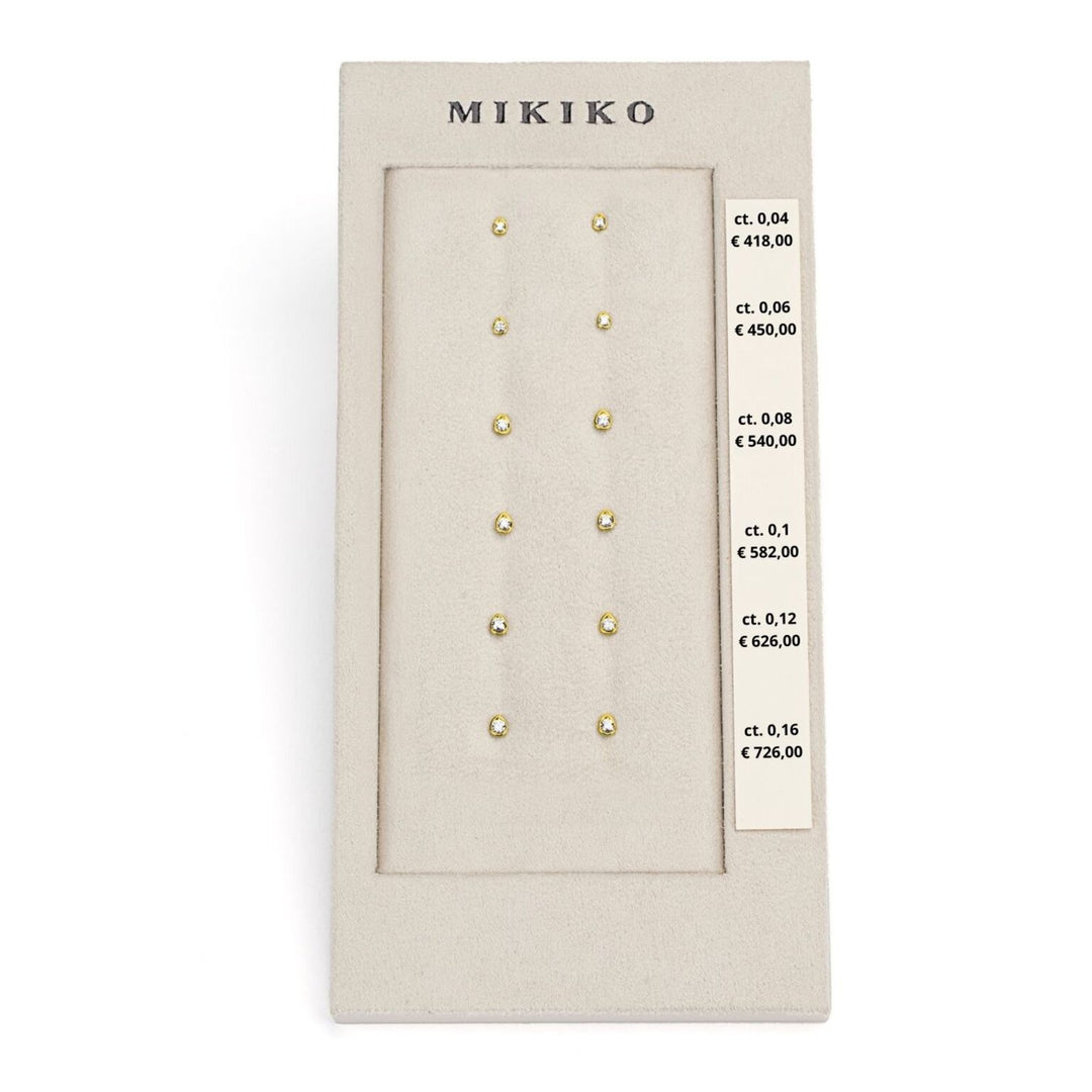 Mikiko pakke eller o5105 drop 18 karat gult guld 0,04-0,06-0,08-0,10-0,12-0,16 M.LIGHTBOX.62-G