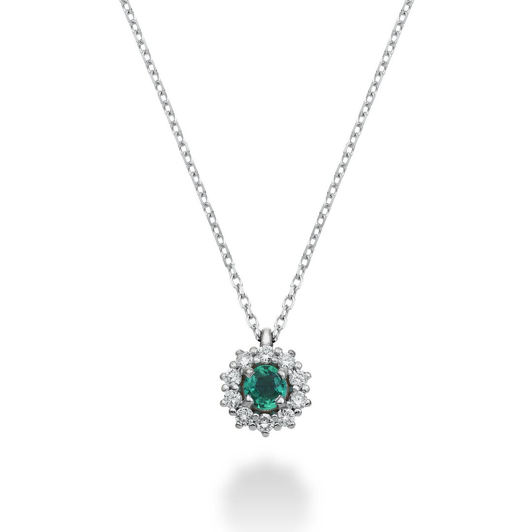 Mikiko cl 18k smaragd n. 0.10 ct diam. 0,07 ct størrelse 2 MD5085O4SMN010