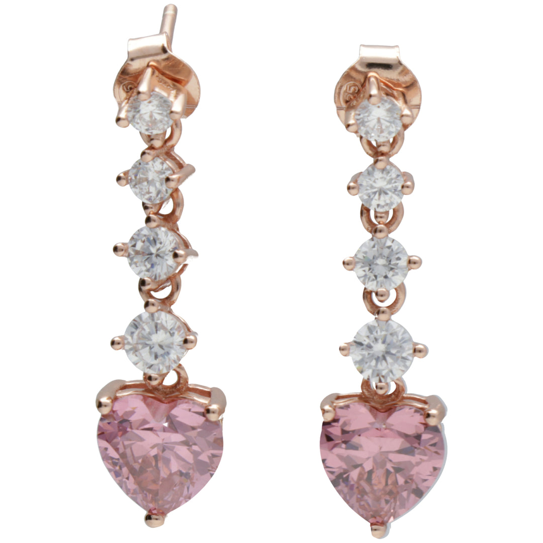 Nihama or ag925 gem swarovski white and pink NO7641A3ROSA000