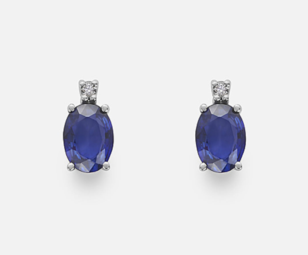 Mikiko lub 9-karatowy szafir n. owalny 7x5 ct.1,60 śr. ct.0.03 MO5024R4ZFN160