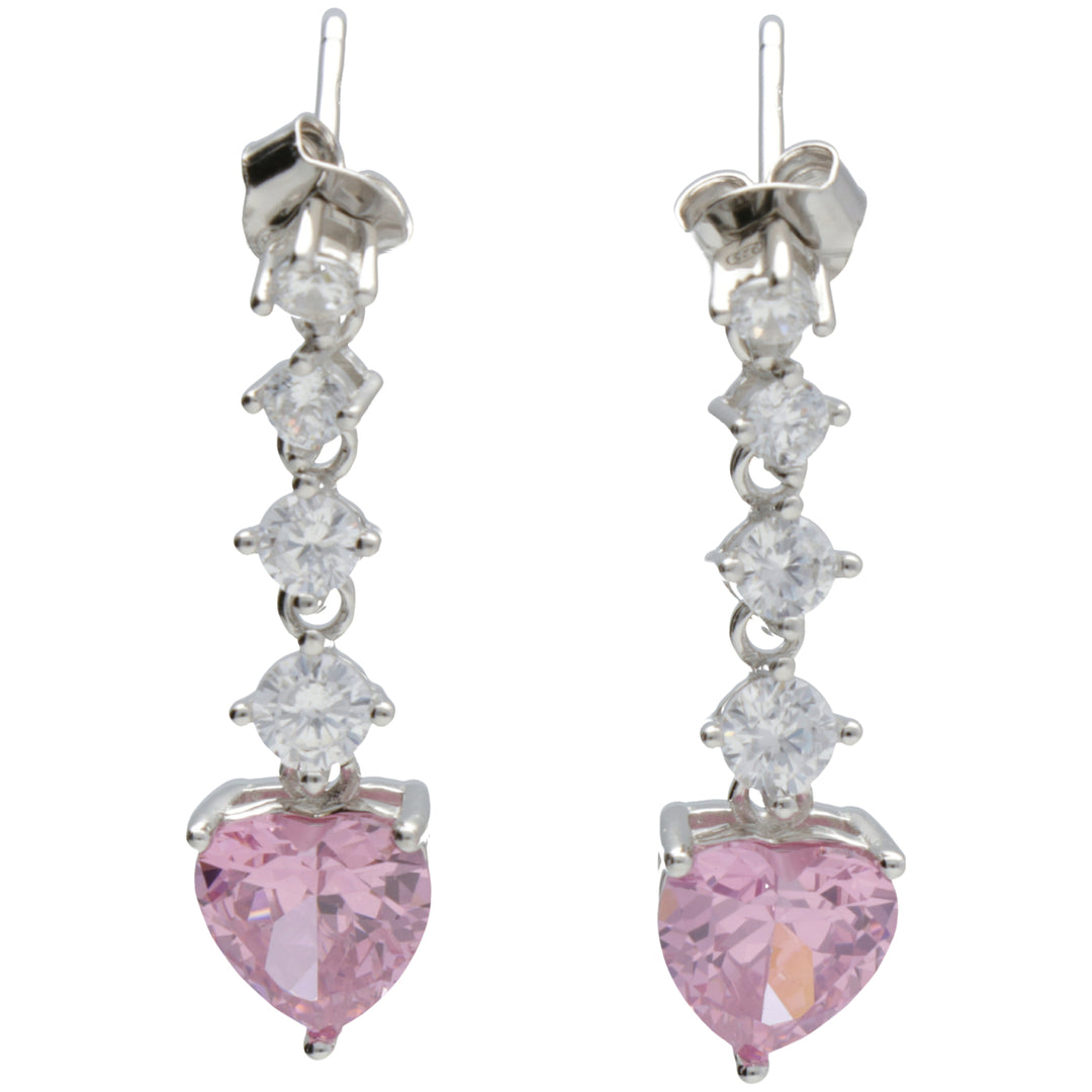 Nihama sau ag925 gem Swarovski alb și roz NO7641A4ROSA000