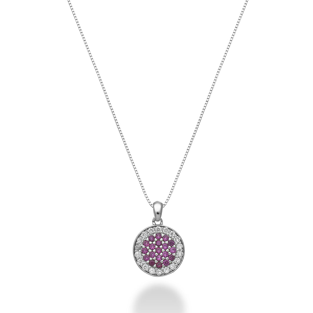 Nihama cl 18k rubis 0,12 ct diam. 0,10 ct ND5183O4RBRDI