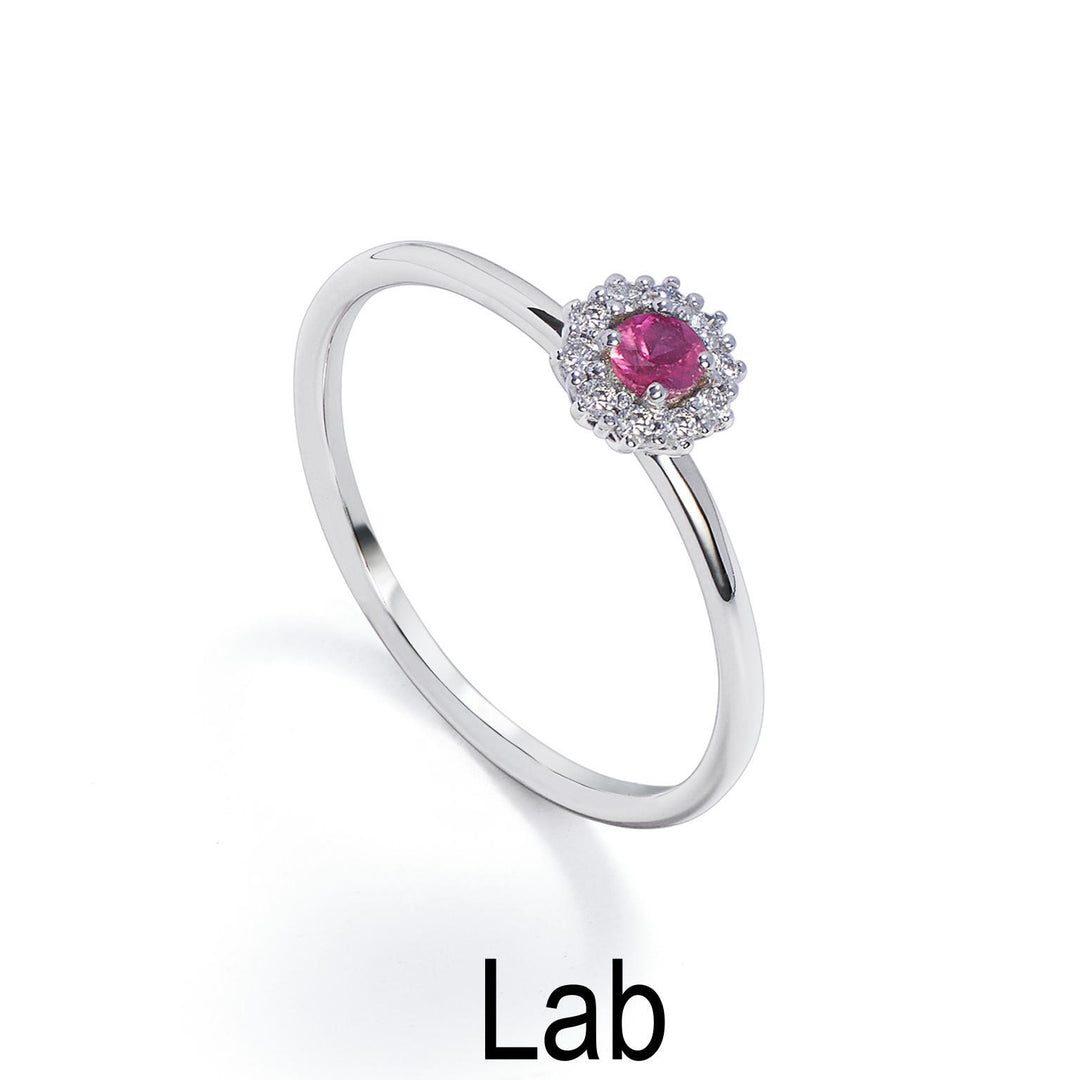 Mikiko un 18k rubin ​​lab ct.0,12 diam. 0,07 ct marimea 2 MA5140O4RBL012