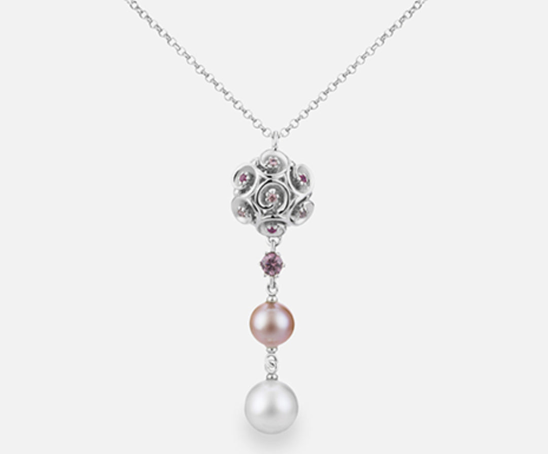 Nihama cl ag925 fw mu 6,5/7 bi 7,5/8 gem swarovski pinkki ND7549A4ROSA000