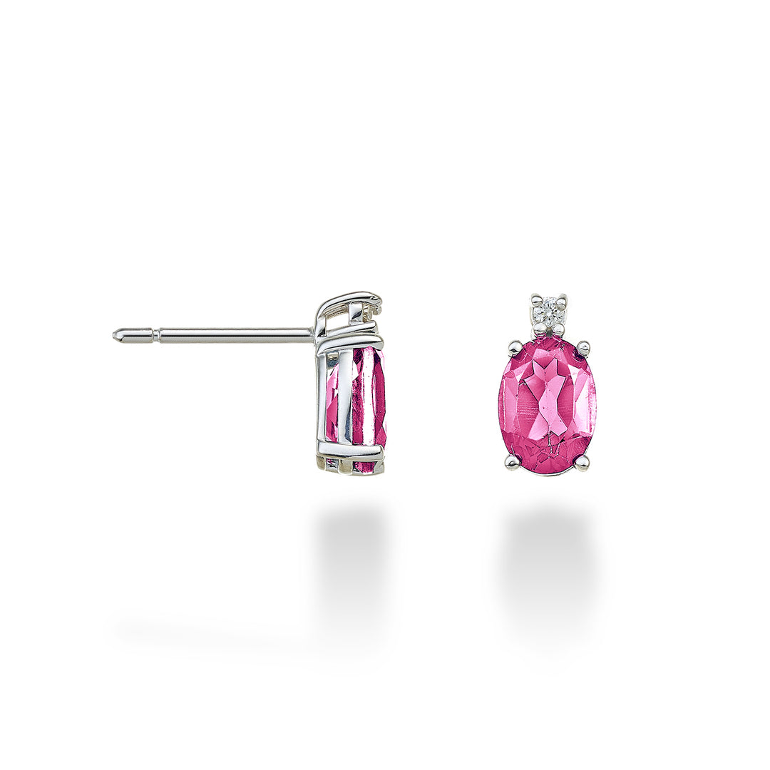 Mikiko or 18k topazio pink ovale 7x5 ct.1,60 diam. ct.0,03 MO5024O4TPPK