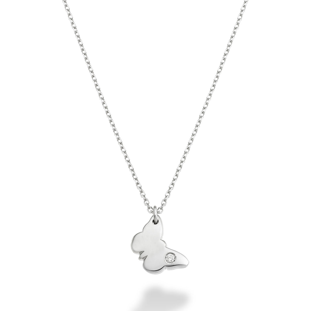Mikiko cl papillon 18 carats 0,01 ct or blanc MD5133O4BR001