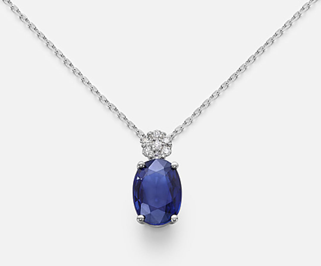 Nihama cl 18k ζαφείρι αρ. οβάλ 7x5 ct.1,05 διαστ. 0,05 ct ND5025O4ZFN105