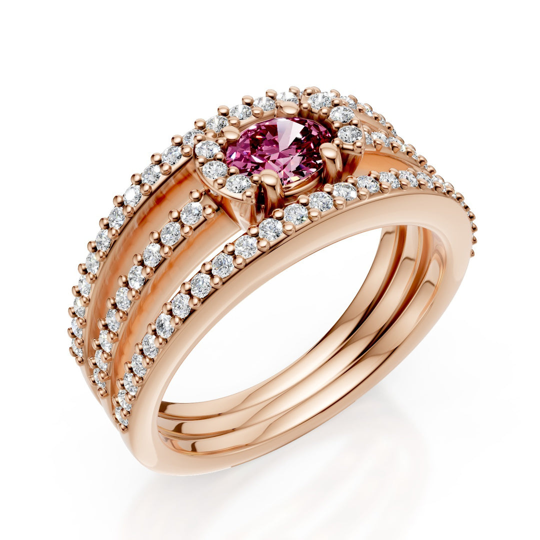 Golay ringband tre rader pave&
