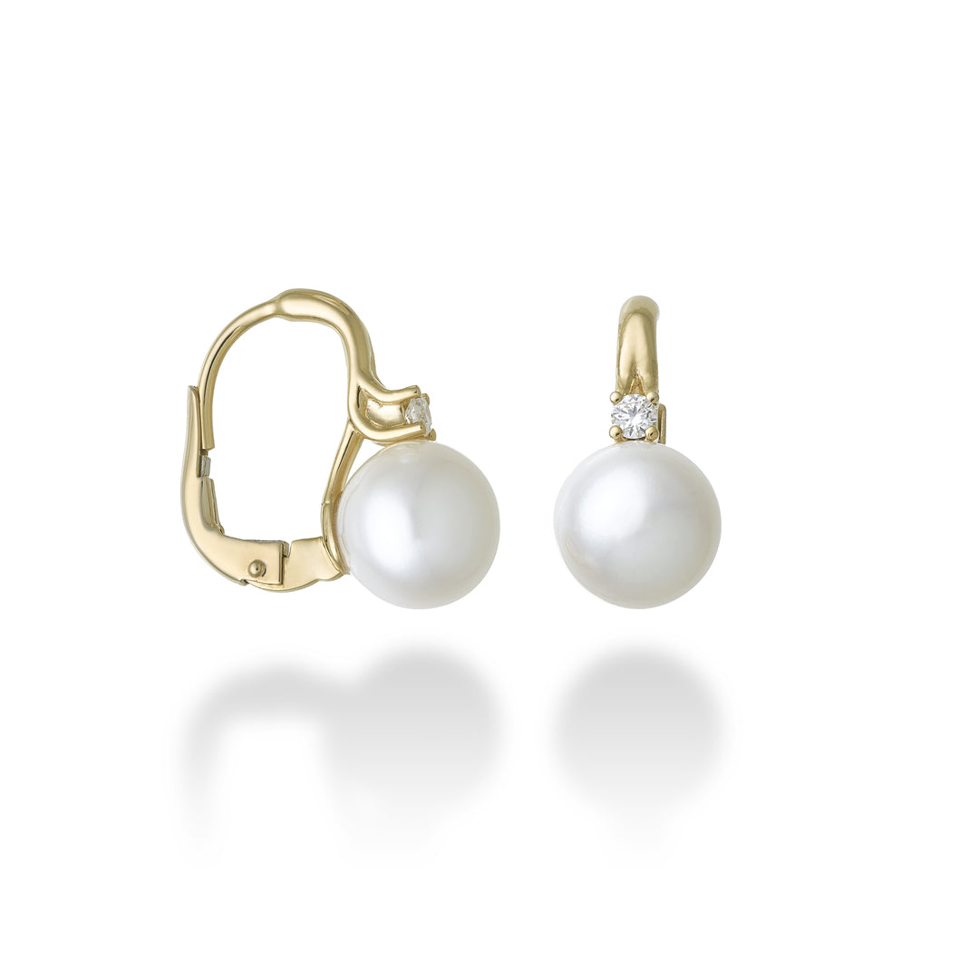 Nihama ou 18k fw 8,5/9 ct.0,10 ouro amarelo NO1594O1FABI085