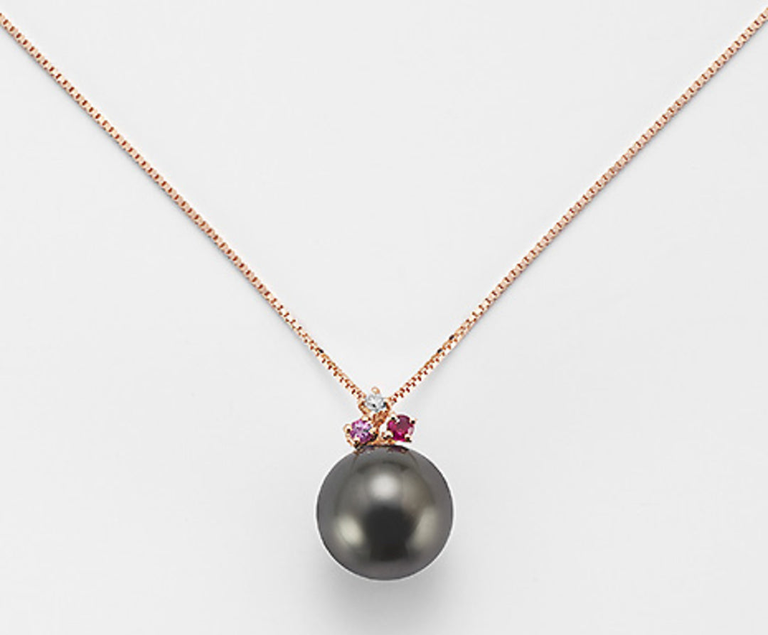 Nihama cl 18k sspb 10/11 ct.0,02 rubino ct.0,06 zaff.rosa ct.0,04 ND0970O3SANE100
