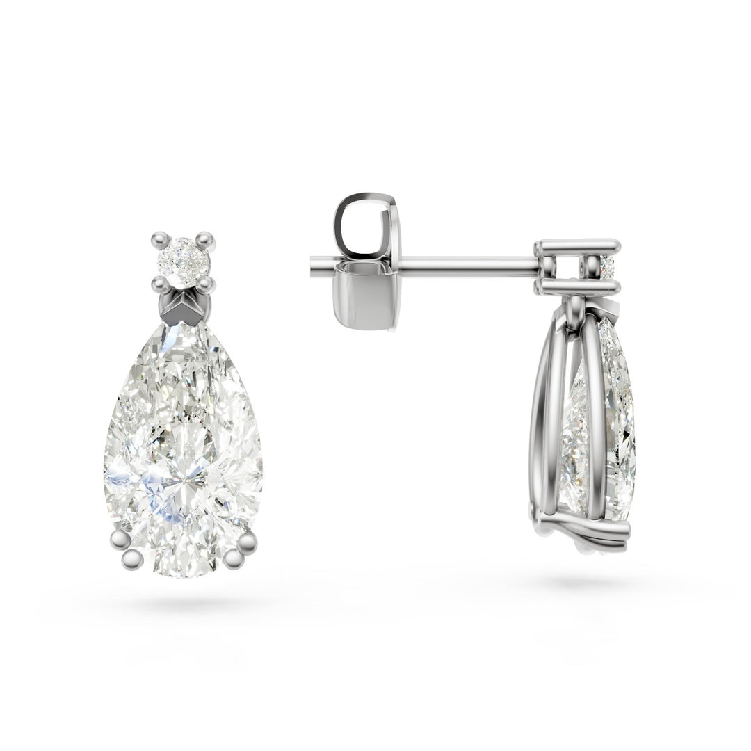 X-Diamond ή εργαστήριο 18kt g.d. συνολική ct. 3,42 - σεντ. ct. 3,36 σταγόνες - βελονιές πάγκου ct. 0,06 LXDOPU001O4GOBI342