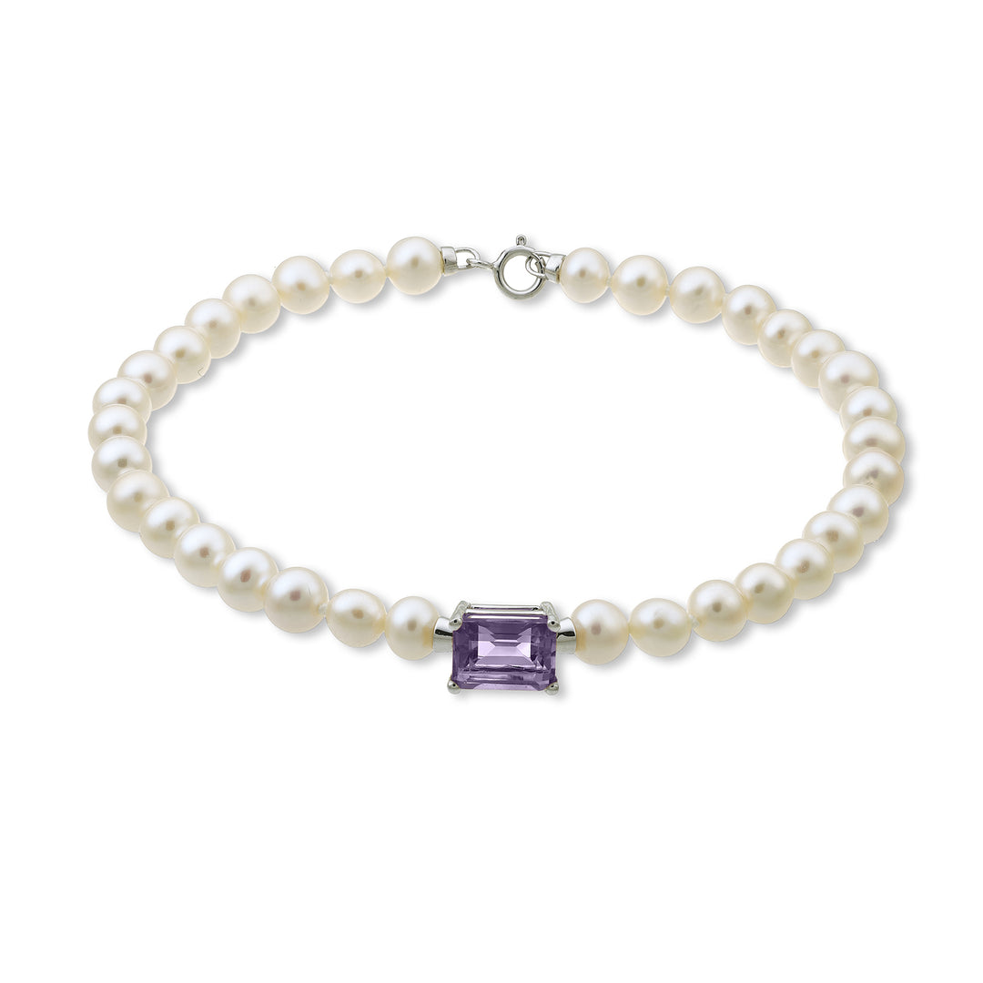 Nihama br 18k fw 5-5.5 amatista oct. Anillo resorte 6x8 ct.1.30 NB1016O4AMET50