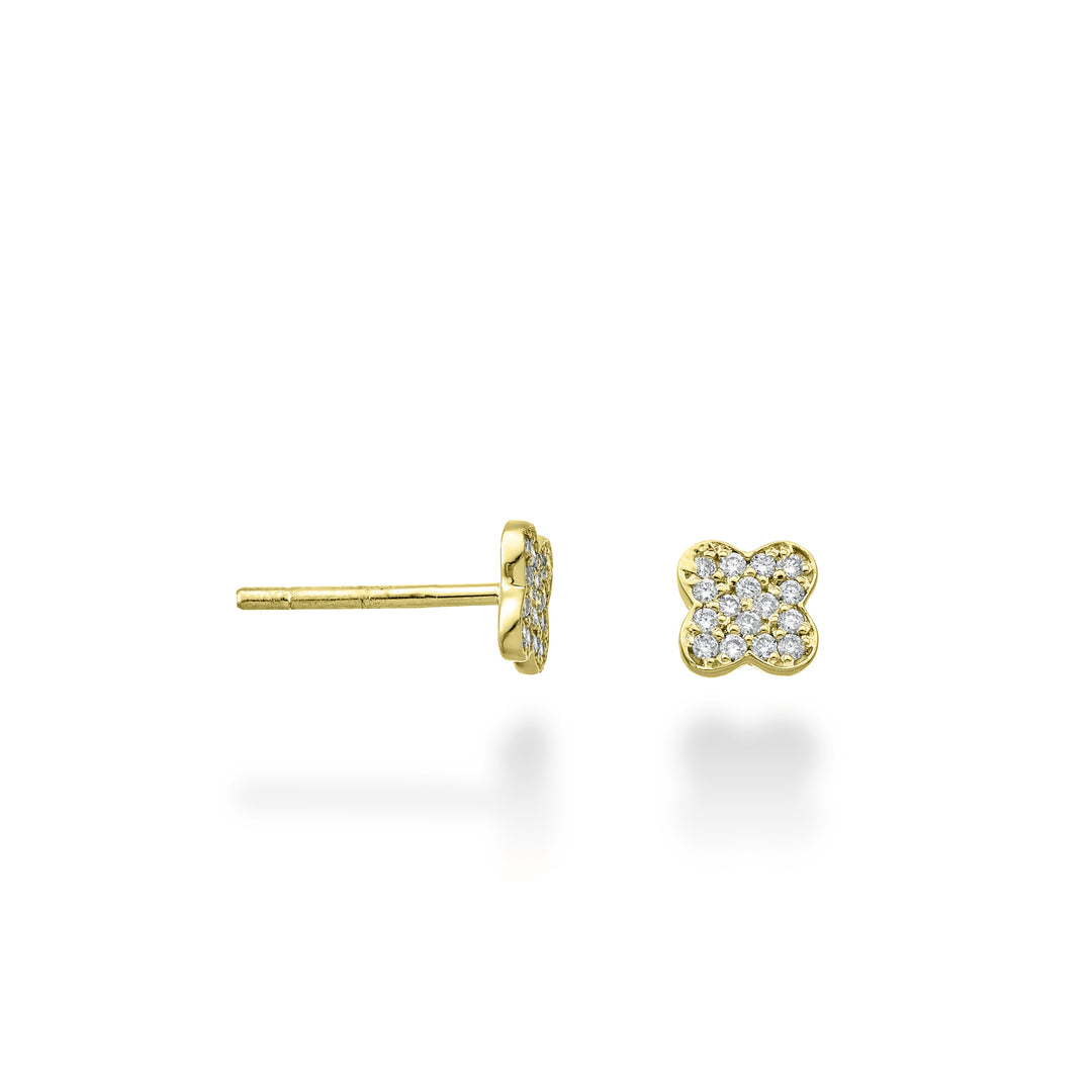 Nihama tai 18k neliapila 0,12 ct keltakulta NO5145O1BR012