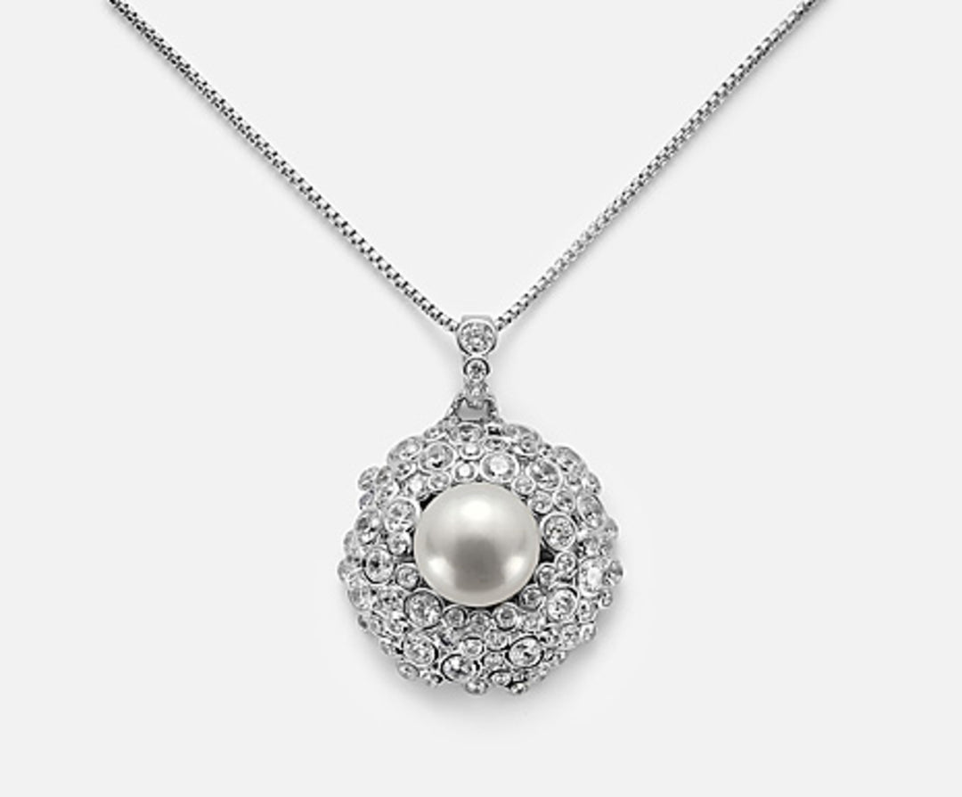 Mikiko cl ag925 fw bot 11,5/12 pierres swarovski blanches 70 cm MD7552A4BIANCO0