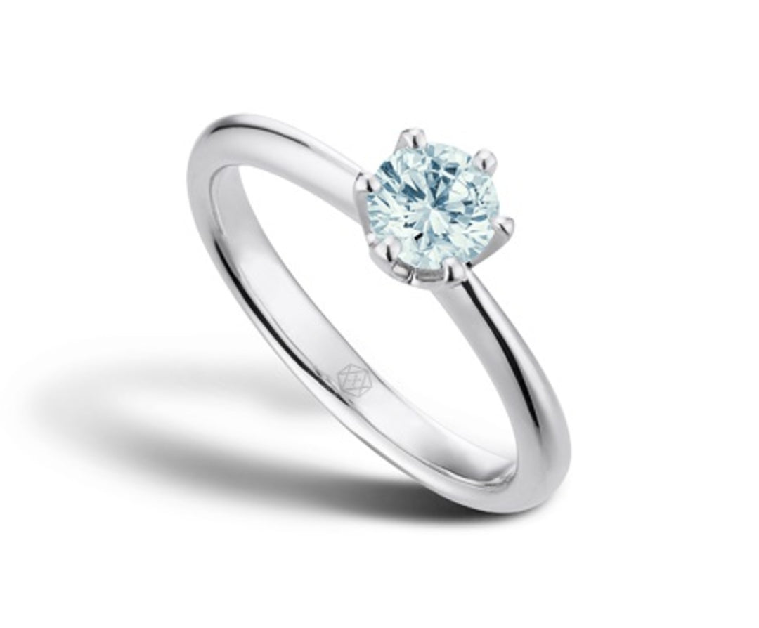 X-Diamond un laborator ag925 g.d. 0,22 ct f. albastru LXDAGAN007A4BL022