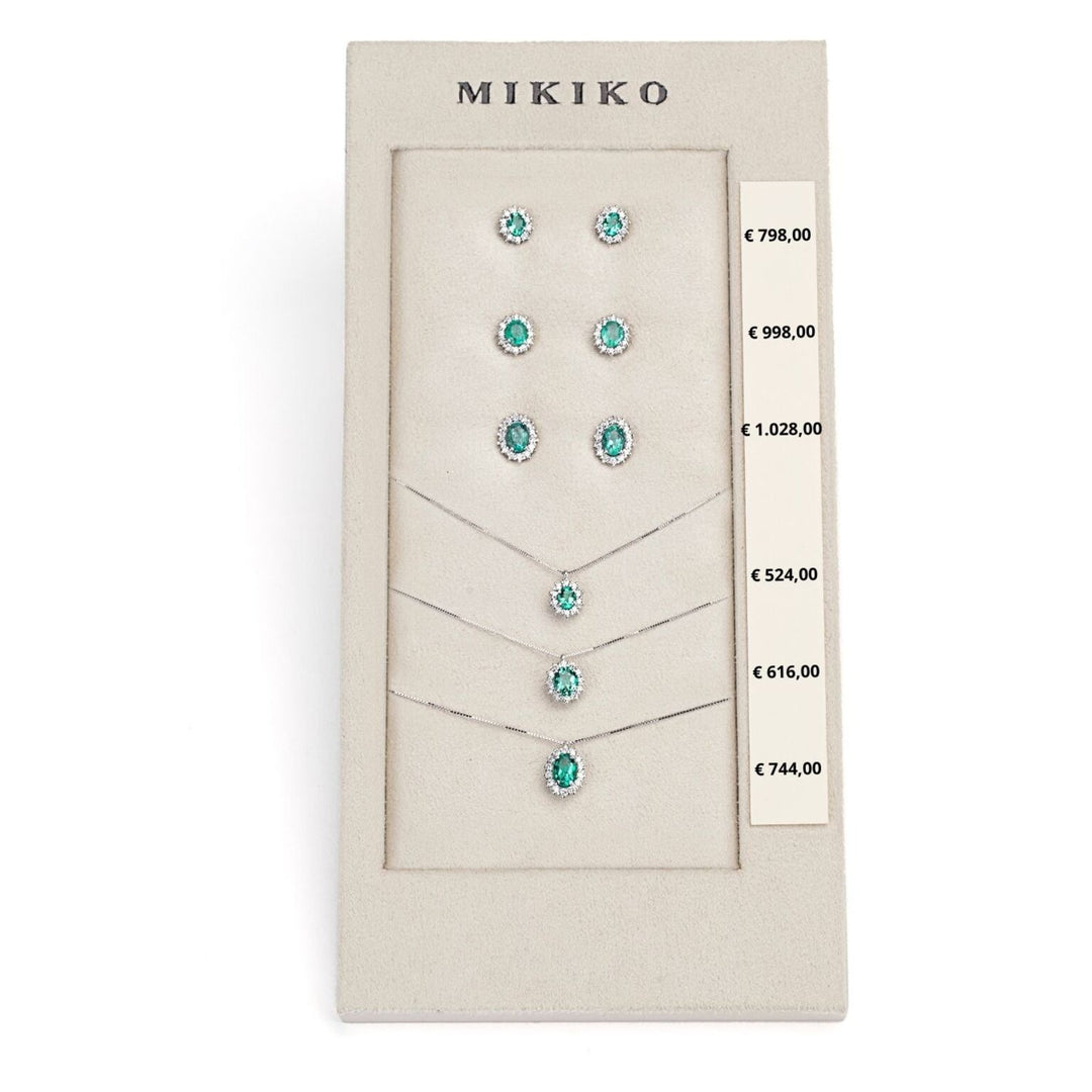 Mikiko 패키지 cl 5125/5126/5086 + 또는 5103/5014/5068 9kt 타원형 4x3/5x4/6x4 에메랄드 tr. M.라이트박스.19-T9K