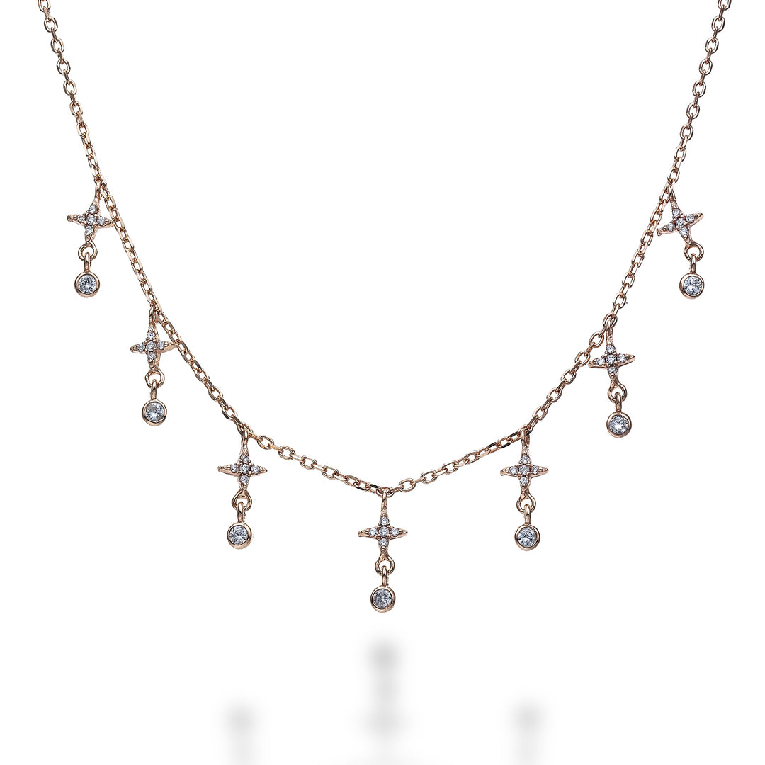 Mikiko cl ag925 beyaz swarovski taşlı MD7563A3BIANCO0