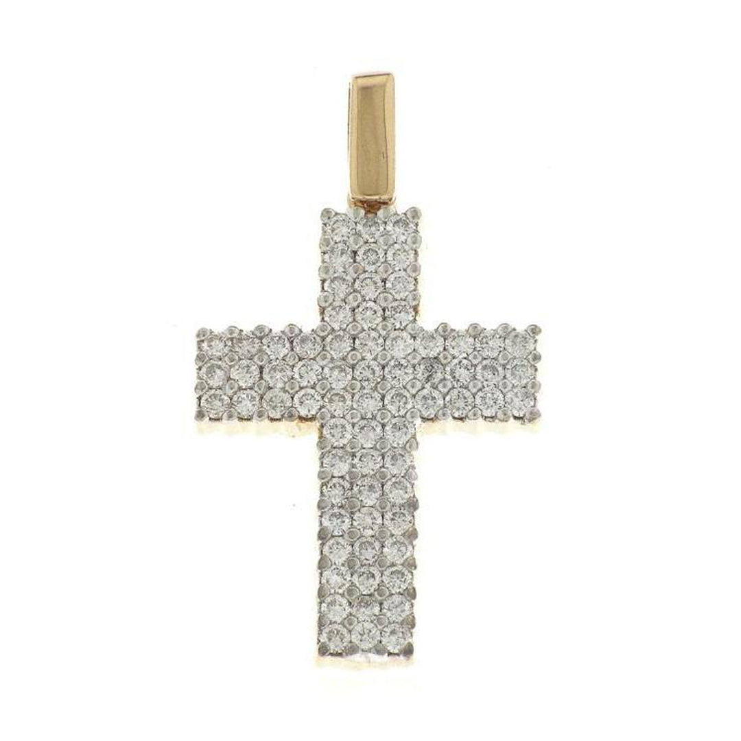 Golay diamantkors i rosa guld GGE003R-12073110042
