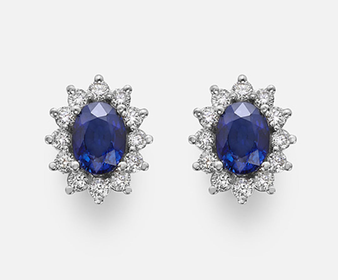 Mikiko or 18k oval sapphire 7x5 ct.1,60 diam. 0.60 ct MO5031O4ZFD