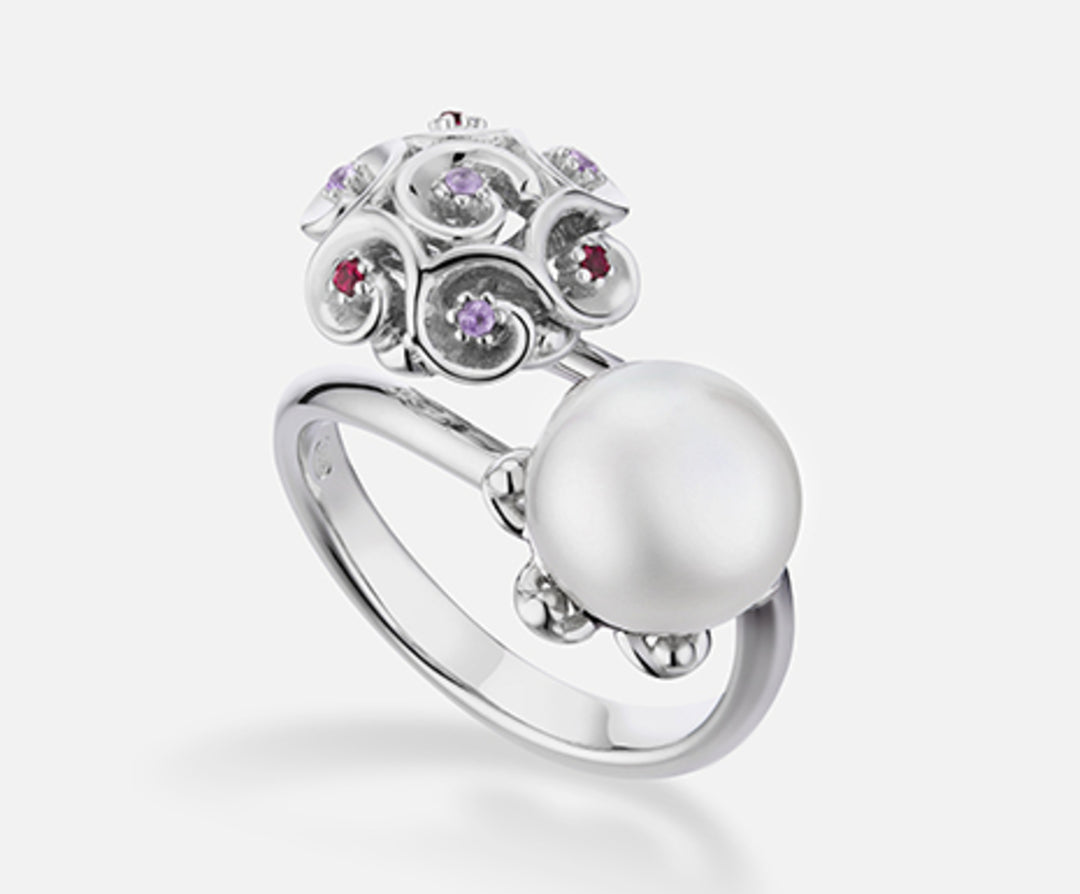 Mikiko egy ag925 fw bot 9.5/10 gem swarovski rózsaszín MA7178A4ROSA000