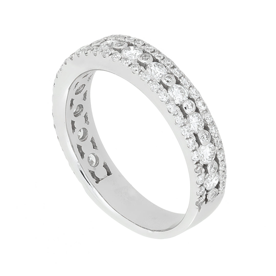 Bague demi-ronde en diamant Golay AFMG001WDI-16187110085