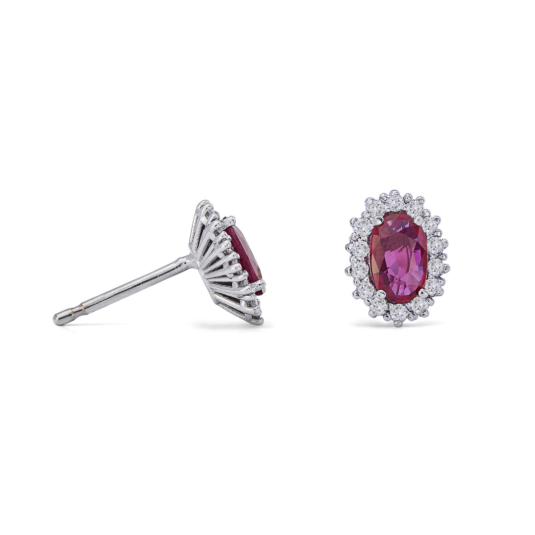 Mikiko nebo 9k oválný rubín 6x4 ct.0,80 pr. 0,26 ct MO5068R4RBC