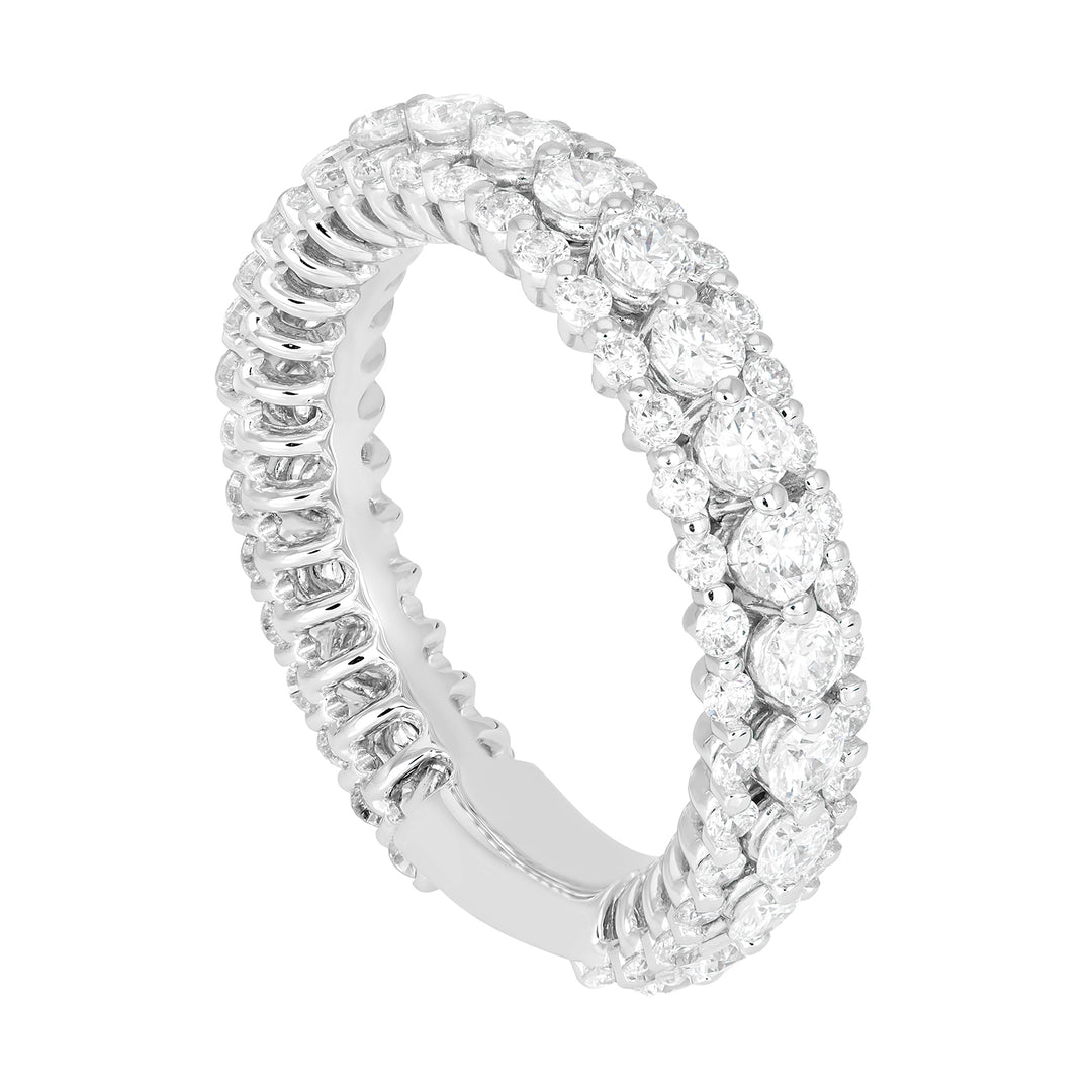 Golay dreireihiger Diamantring ABE1034-0523-11334110006